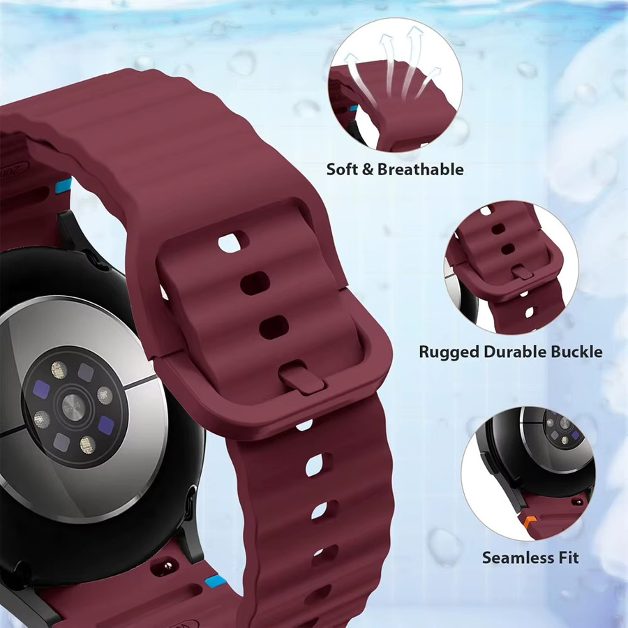 LCAPLE Uhrenarmband Silikon, Bunt, Unisex - Bild 3