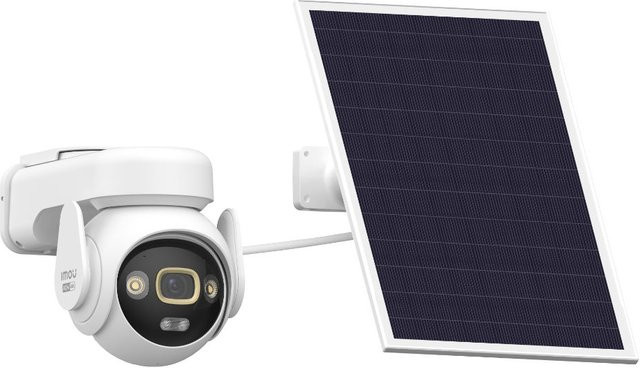 Imou AOV PT 4K Kit WLAN und 4G Schwenk-Neige-Überwachungskamera mit Solarpanel in Weiß - Bild 1