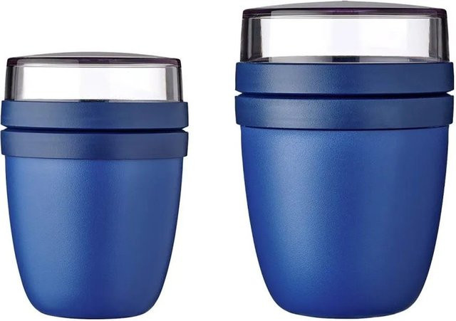 Mepal Ellipse Lunchpot Set 2-teilig in Vivid Blue und Transparent - Bild 1