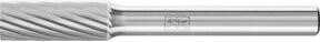 PFERD Hartmetall Frässtift Zylinder ZYA universal mittel, Farbe: Silber, Durchmesser: 8 mm, Länge: 20 mm, Schaft-Durchmesser: 6 mm - Bild 1