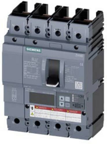 Siemens 3VA6110-8KM41-2AA0 Leistungsschalter in Grau mit einem Einstellbereich von 40 - 100A und einer maximalen Schaltspannung von 600 V/AC - Bild 1