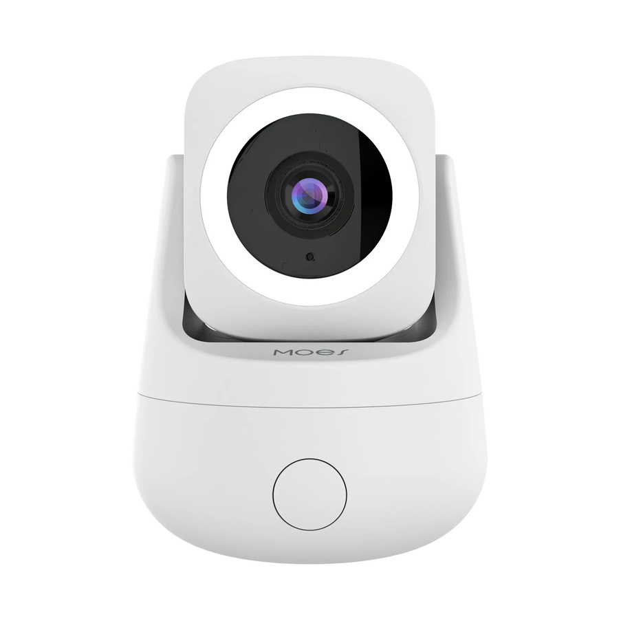 MOES 3MP HD Indoor-Überwachungskamera mit 360 Grad Panoramablick in Weiß, Tuya-App-Steuerung, kompatibel mit Alexa und Google Home, ideal als Baby- und Haustierüberwachung - Bild 6