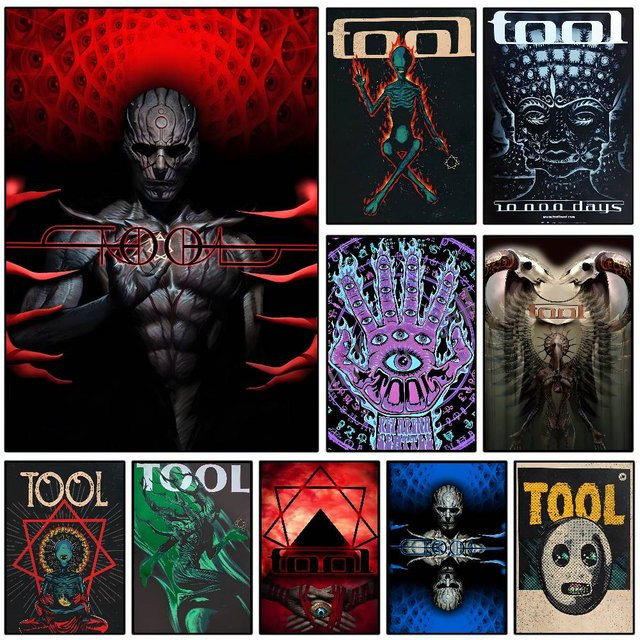 Singer Tool Musik Album Poster HD Wanddekoration Multicolor Rechteckig - Bild 1