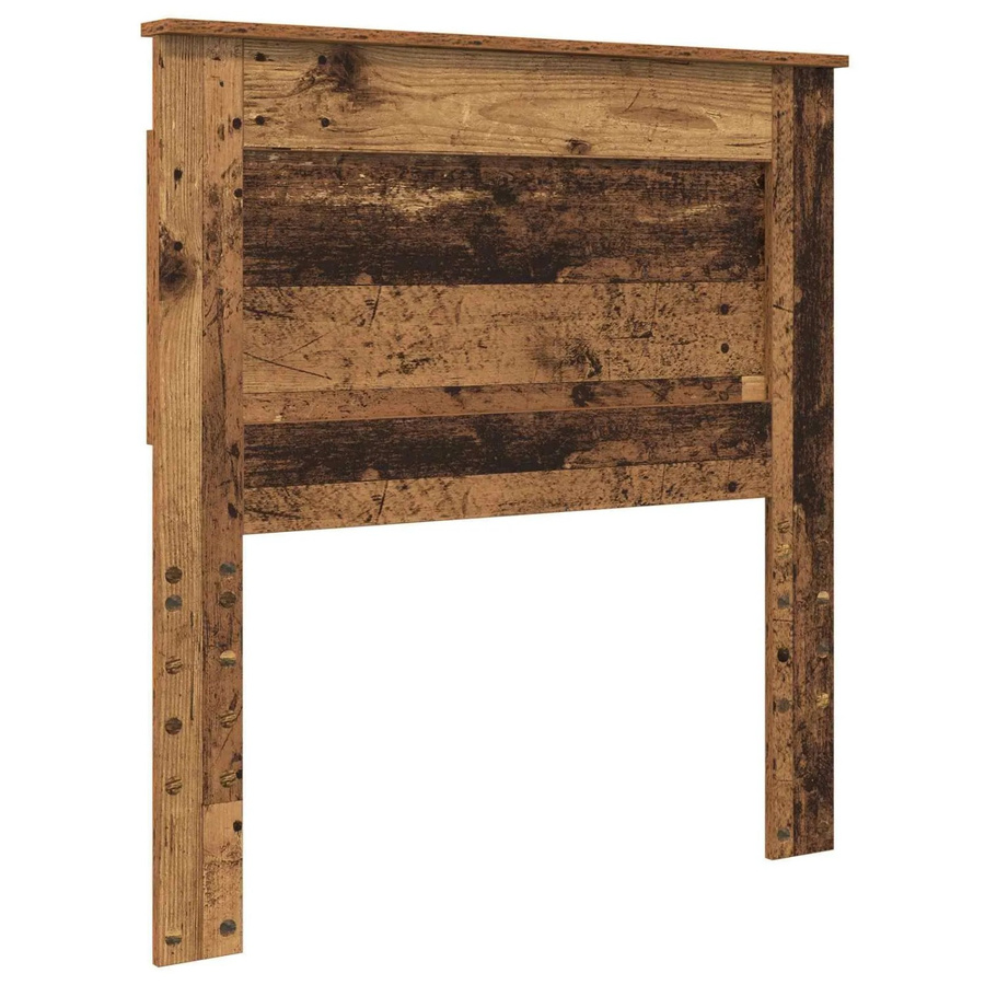 vidaXL Kopfteil aus Holzwerkstoff in Altholz-Optik, Braun, Breite: 100 cm - Bild 2