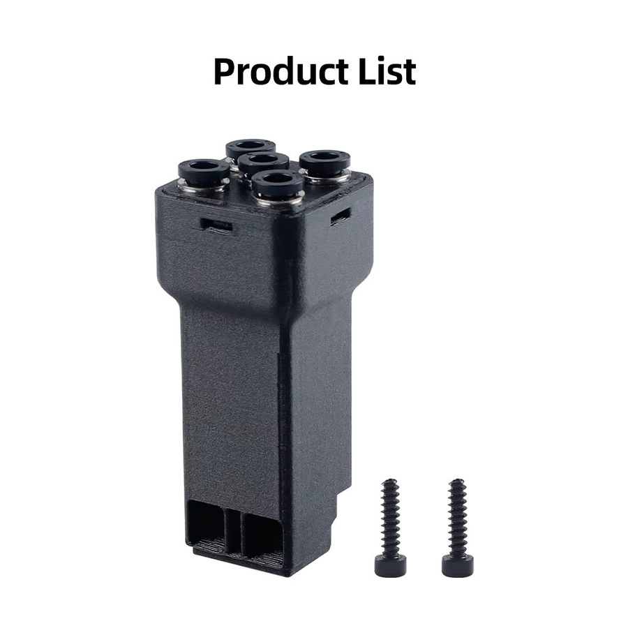 Anycubic 5-in-1 Filament-Hub für FDM 3D-Drucker, Farbe: Schwarz, kompatibel mit Anycubic Kobra 3, S1 und S1C - Bild 5