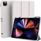 eSTUFF Miami Flip-Hülle für Apple iPad Pro 12.9 (5. und 6. Generation) in Grau und Transparent aus Polycarbonat und Kunstleder - Bild 1