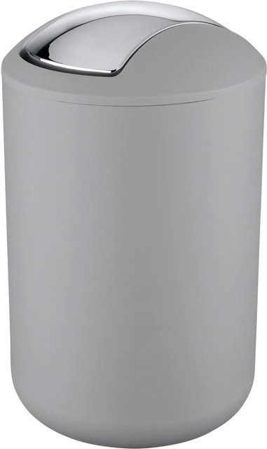 Wenko Schwingdeckeleimer Brasil Grau 6,5 l B: 31,0 cm, T: 19,5 cm, H: 1,0 cm - Bild 1