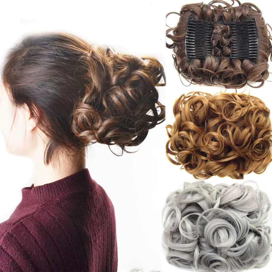 Jeedou Clip-on-Haarverlängerung Chignon, Damen - Bild 1
