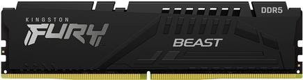 Kingston FURY Beast DDR5 RAM Kit 128 GB 4 x 32 GB DIMM 288-PIN 5200 MHz PC5-41600 CL40 1.25 V On-Die ECC Schwarz KF552C40BBK4-128 - Bild 1