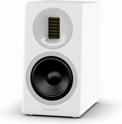 Sonoro Orchestra Slim Regallautsprecher Paar weiß silber - Bild 1