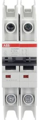 ABB SU202MR-K10 Leitungsschutzschalter 10A 400V Grau - Bild 1