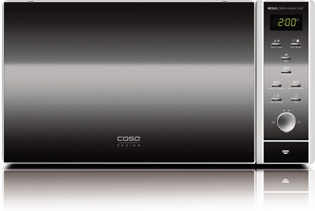 Caso MCG 25 Ceramic Chef 3 in 1 Kombi-Mikrowelle mit Grill und Heißluft in Schwarz - Bild 1