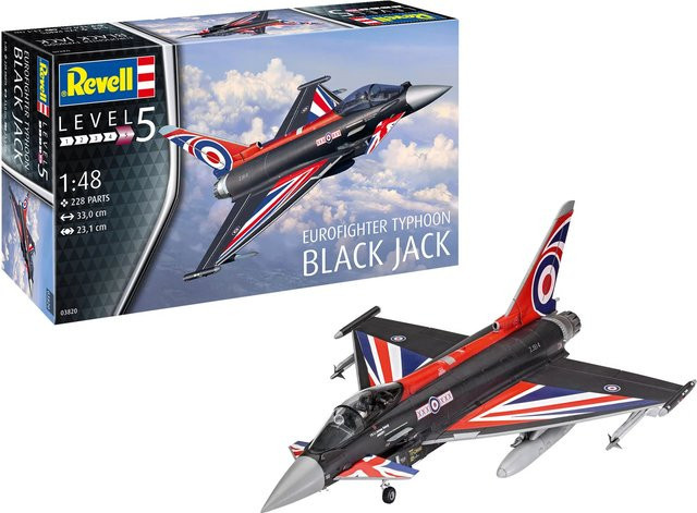Revell Eurofighter Typhoon Black Jack, Fahrzeug, 1:48, ab 13 Jahren - Bild 1