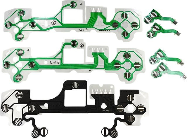 8 Stück Leitfolie für PS5-Controller BDM 010 020 030 von OULLX als Ersatzteil für PlayStation V1 V2 V3 Bandkabel-Reparatur-Set - Bild 1