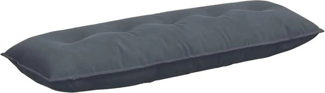 vidaXL Rückenkissen aus Cordstoff in Dunkelgrau, Breite: 140 cm, Höhe: 50 cm - Bild 1