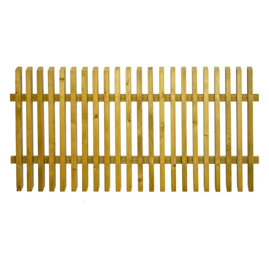 GartenLand Lattenzaun BERGAMO Palisade aus Fichte, kesseldruckimprägniert, Grün, H: 180 cm, B: 90 cm - Bild 2
