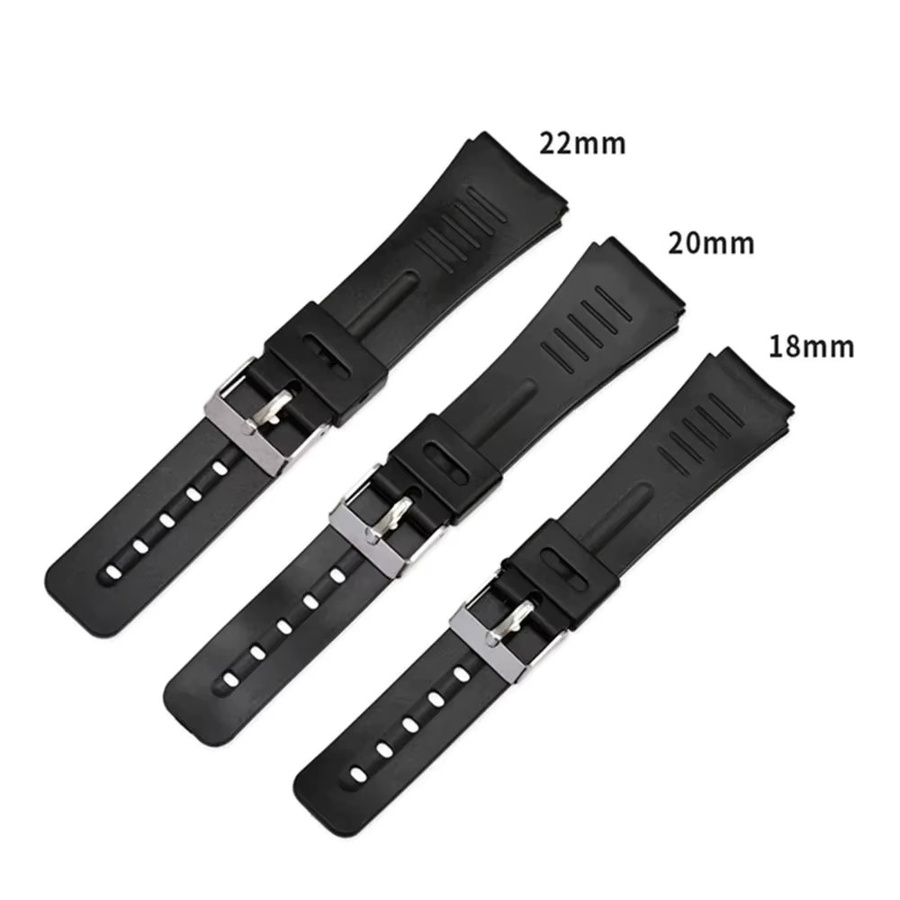 strapfreak Uhrenarmband, Kunststoff, Schwarz, Herren - Bild 2