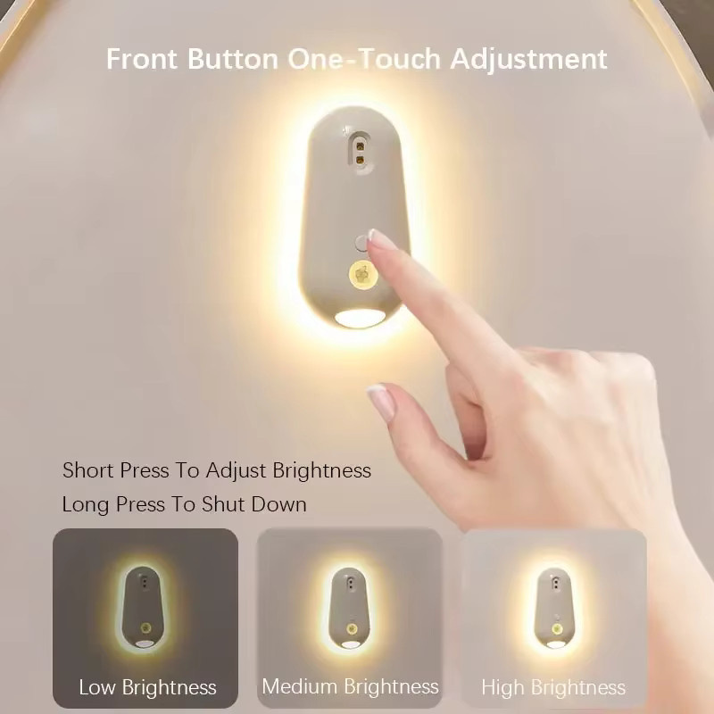 CHOUDAO TECH LED-Nachtlicht mit Licht- und Bewegungssensor sowie USB-Aufladung für das Badezimmer - Bild 5