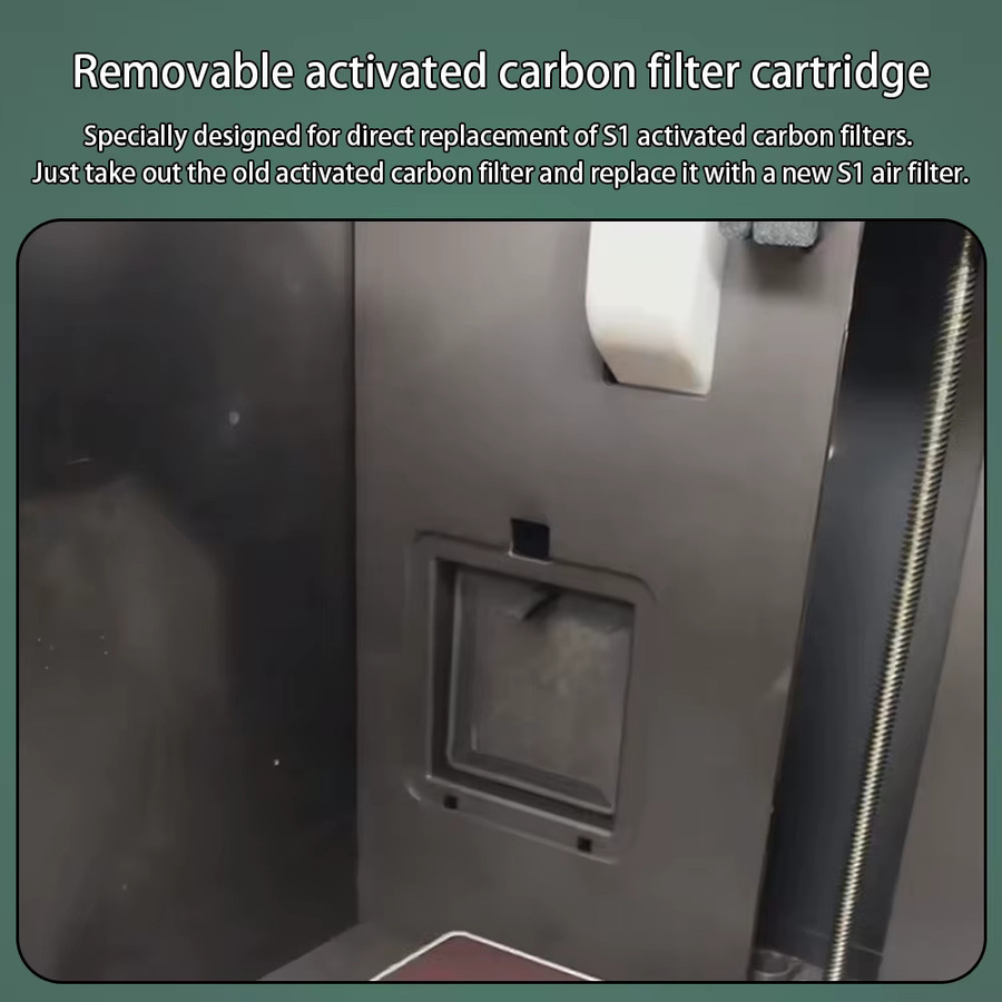 Anycubic Aktivkohle und HEPA13 Filter für Kobra S1 Combo Luftfilter Ultra 3D-Drucker OEM-Ersatz in Schwarz - Bild 2