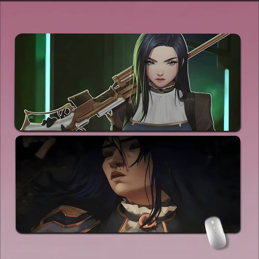 Moetch Anime Spiel Mauspad Caitlyn Kiramman XXL Multicolour Rutschfest für E-Sport und Büro - Bild 2