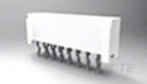 TE Connectivity FFC/FPC-Anschluss mit 9 Polen und 1,25 mm Rastermaß in Weiß - Bild 1