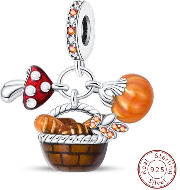 Anhänger 925 Silber, Perle, Zirkonia, Damen - Bild 1
