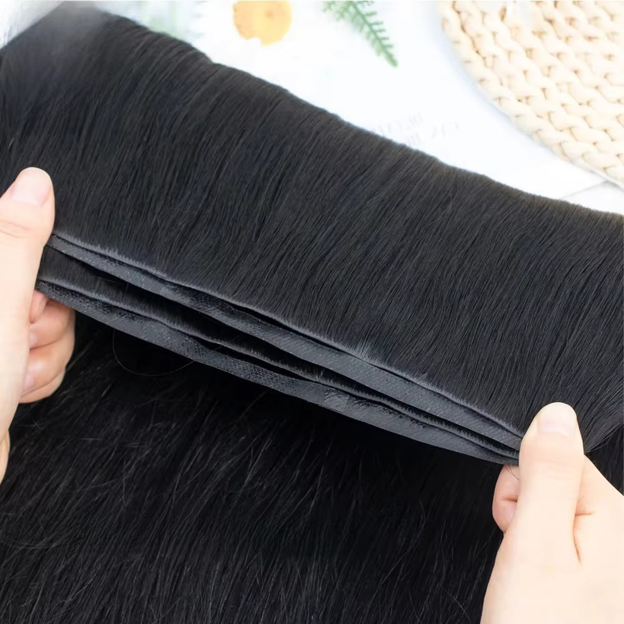 luxy beauty Echthaarverlängerungen Tape-Einschlag, 30,5–55,9 cm, 100 g - Bild 5