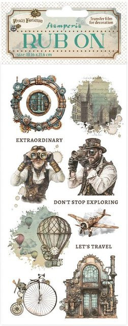 Rub On Transferfolie Voyages Fantastiques Mechanical Wonders - Bild 1