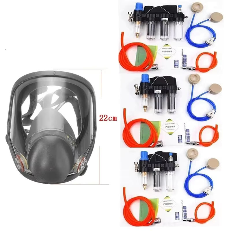 Multifunktionale 4-in-1 Vollgesichtsmaske 6800 als industrielles Luftversorgungs-Atemschutzsystem - Bild 3