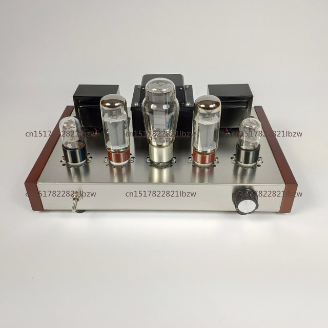 DIY Home Audio Röhrenverstärker Bausatz 6P3P 6N8P Reine Vollröhrenverstärker Montage Kit 8W + 8W in Silber - Bild 1