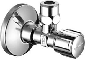 Schell Eckventil COMFORT G 3/8 AG mit Regulierungsfunktion und ASAG, verchromt - Bild 1