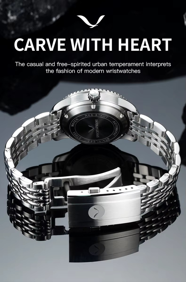 Specht & Söhne Taucheruhr, Automatik, Edelstahl, Saphirglas, Herren - Bild 5