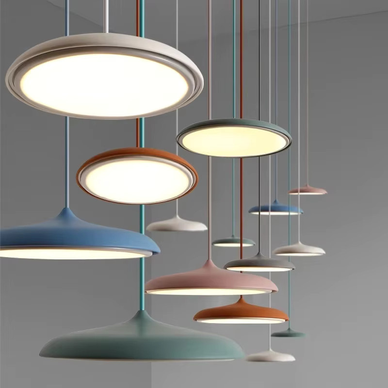 MZISOSOD LED Pendelleuchte Minimalistisches Rundes Design in Gold/Messing für Esszimmer und Küche - Bild 3