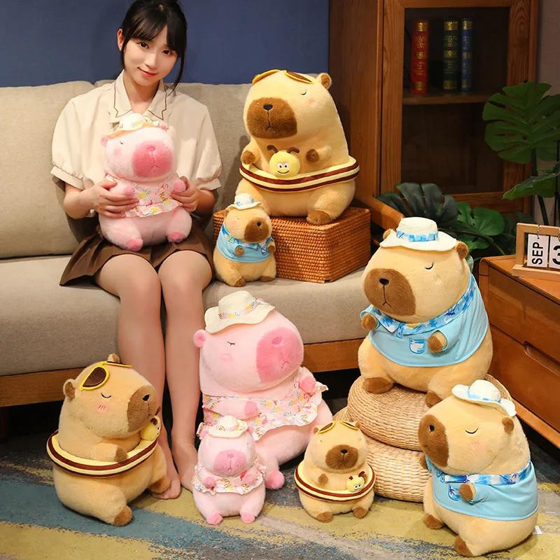 GDzaccly Rosa Capybara Plüschtier, Stofftier, ab 14 Jahren - Bild 2