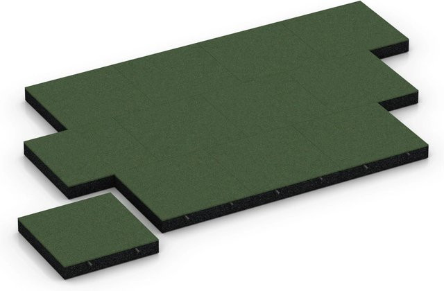 WARCO Fallschutzplatte Grasgrün B/T/H: 50 x 50 x 8 cm - Bild 1