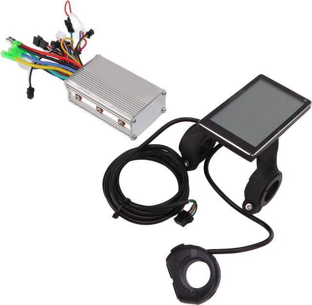 Igeteck Bürstenloser Controller-Kit für Elektrofahrräder mit 350W Motor und M5 LCD-Display-Panel in Grau/Silber - Bild 1