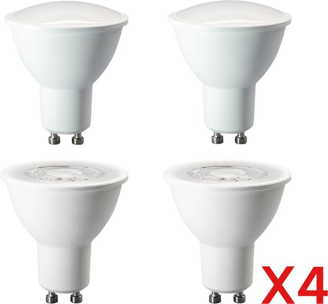 Gatetop 4er Set LED Strahler GU10 Lampen in verschiedenen Leistungen mit Tageslichtweiß 4000K und 6000K - Bild 1