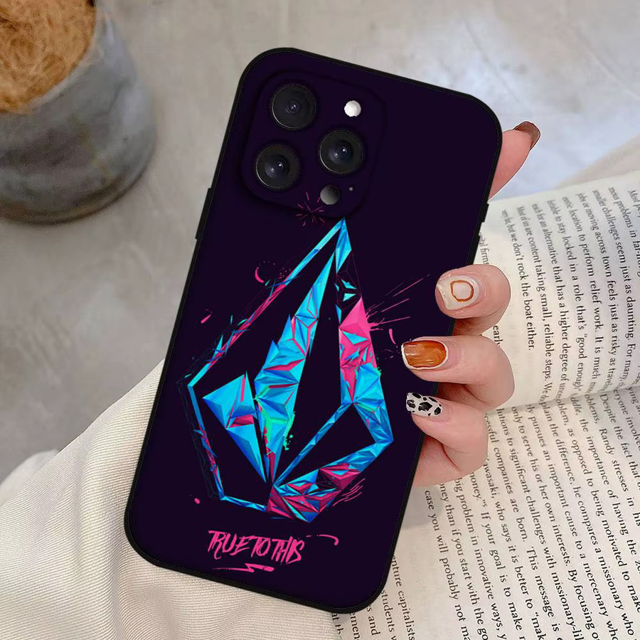 Volcom Logo Handyhülle aus weichem Silikon für iPhone Modelle in Matt-Optik - Bild 4