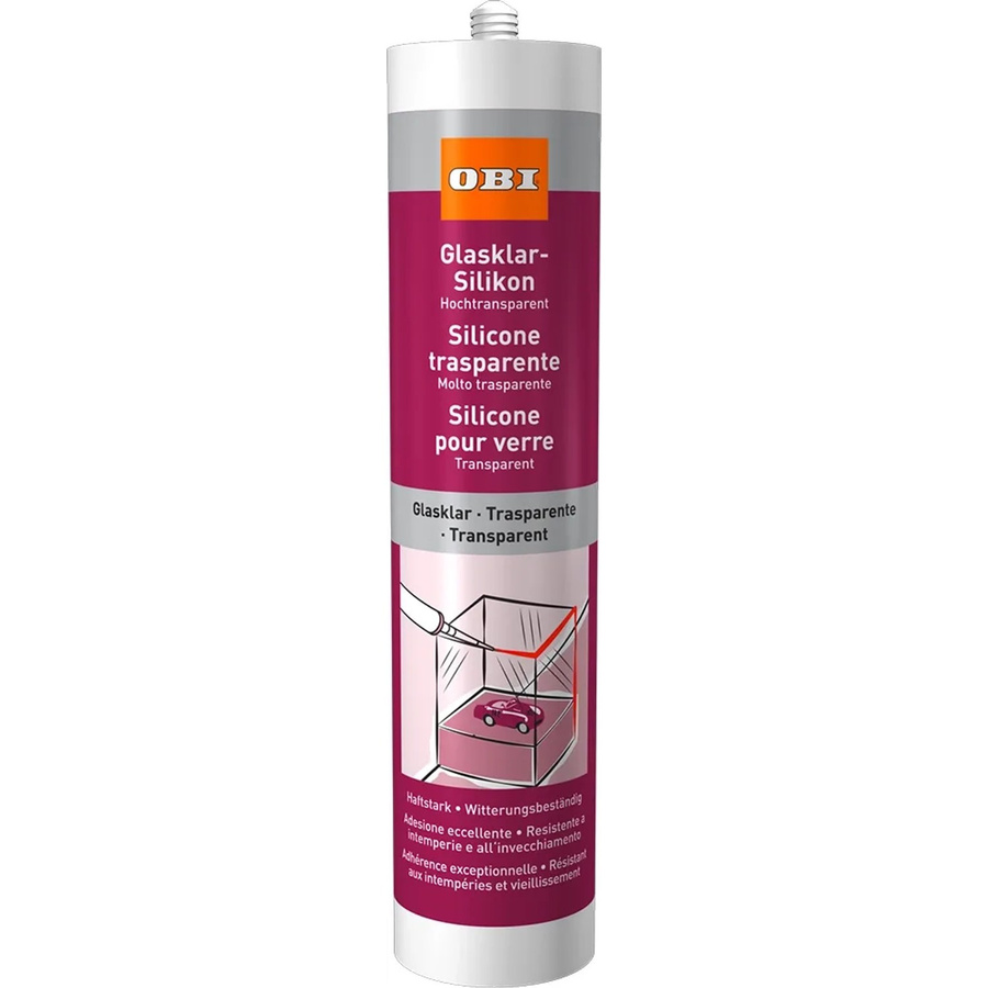 OBI Glasklar-Silikon Transparent 310 ml - Bild 2