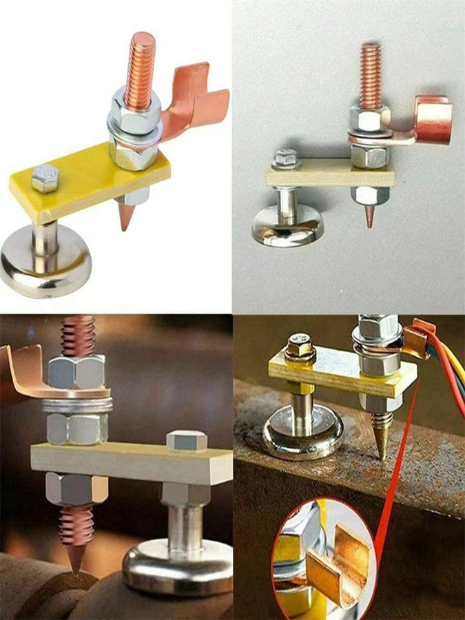 Magnetische Schweißklemme für Kopfstützen in Silber - Bild 6