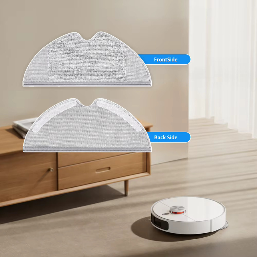 Waschbare Mopp-Tücher für Xiaomi Mijia 1C 2C 1T und Dreame F9 D9 Roboterstaubsauger - Bild 2