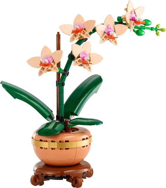 LEGO Botanicals Mini-Orchidee 10343 mehrfarbige Dekoration aus Kunststoff - Bild 3
