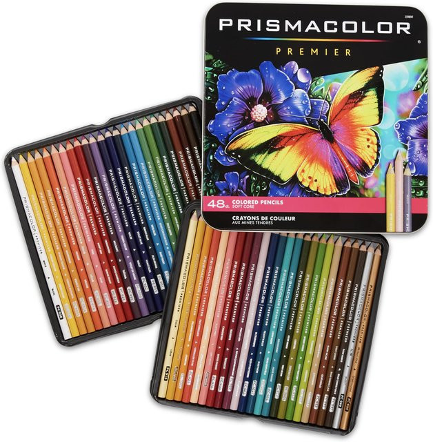 Sanford Prismacolor Premier Profi-Buntstifte, 48er Packung, mehrfarbig - Bild 1