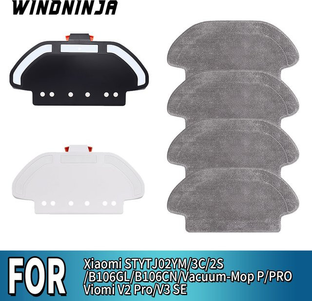 Wischlappenhalter Ersatzteil für Xiaomi Vacuum Mop P Pro, 3C, 2S, S10, S12 und Viomi V2 Pro V3 SE von WINDNINJA - Bild 1