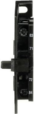 ABB CAL16-11D Hilfskontaktblock für Schütz 6A Schwarz - Bild 1