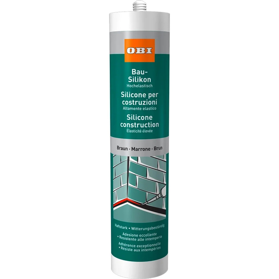 OBI Bau-Silikon in Braun, 310 ml - Bild 2