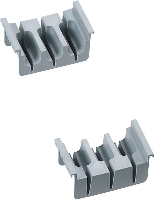 Ninka Messereinsatz Cuisio Messer Schubladeneinsatz Organizer aus Kunststoff in Hellgrau B/T/H: 9,6 x 4,4 x 5,3 cm - Bild 1