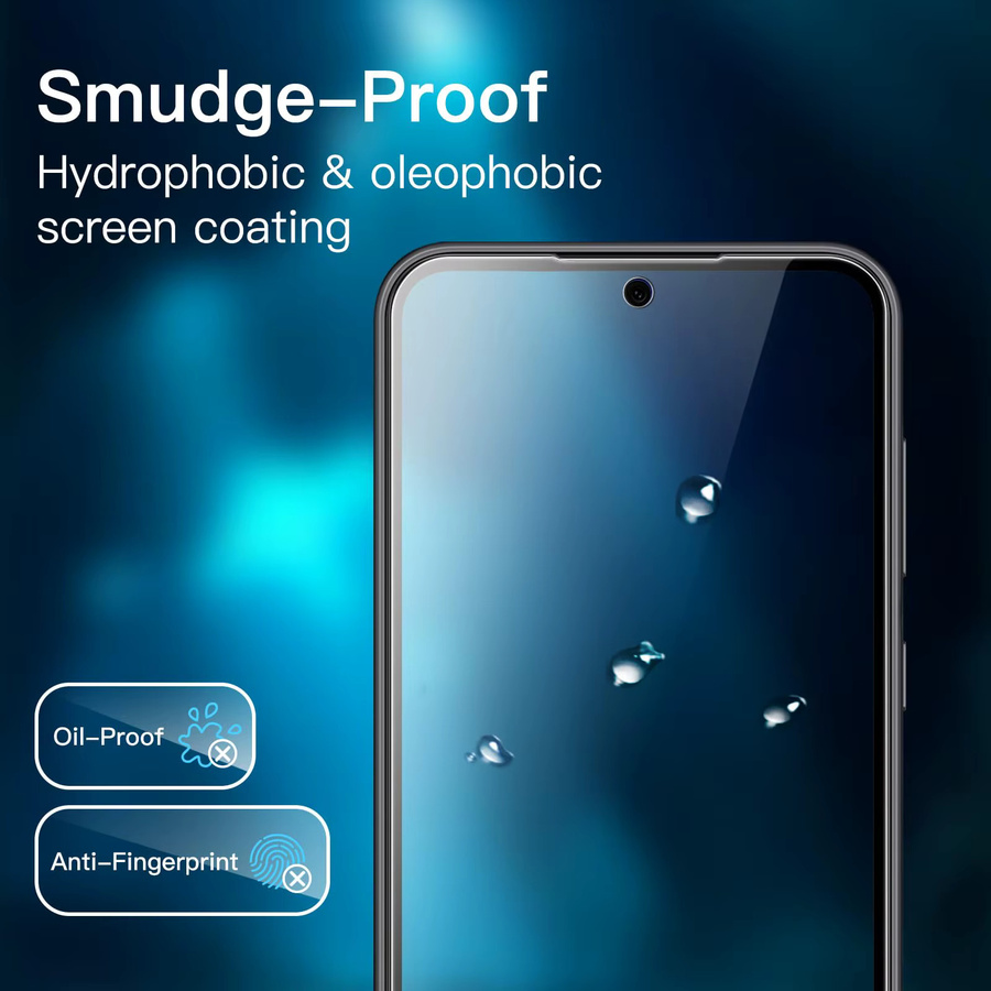 Samsung Galaxy S23 FE Displayschutzfolie aus gehärtetem Kristallglas HD 9H in Transparent - Bild 2