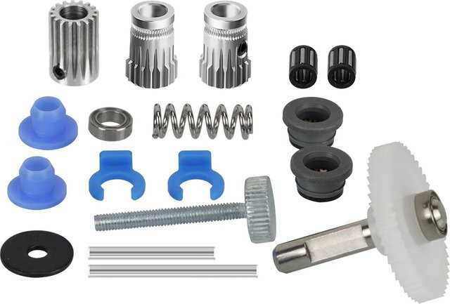 Sirol Dual Drive Gear Extruder Kit aus gehärtetem Stahl für BMG, Prusa DIY Bowden und Direct Extruder - Bild 1