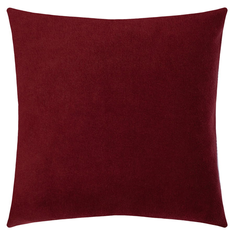 Zoeppritz Soft-Fleece Kissenhülle Rot, Quadratisch, B/T/H: 40 x 40 x 1 cm - Bild 1